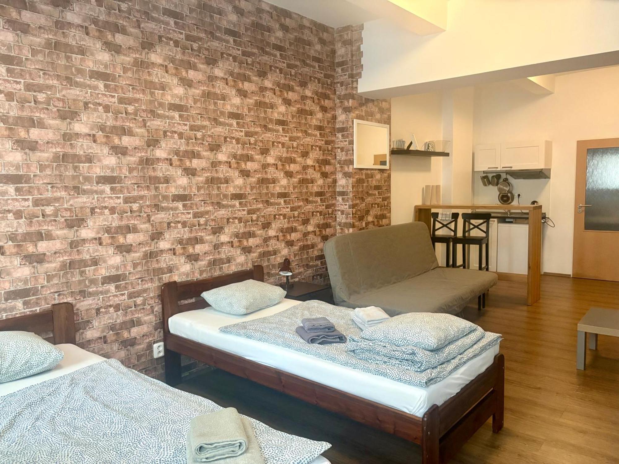 Zizkov Cosy Studio Apartments Praga Esterno foto